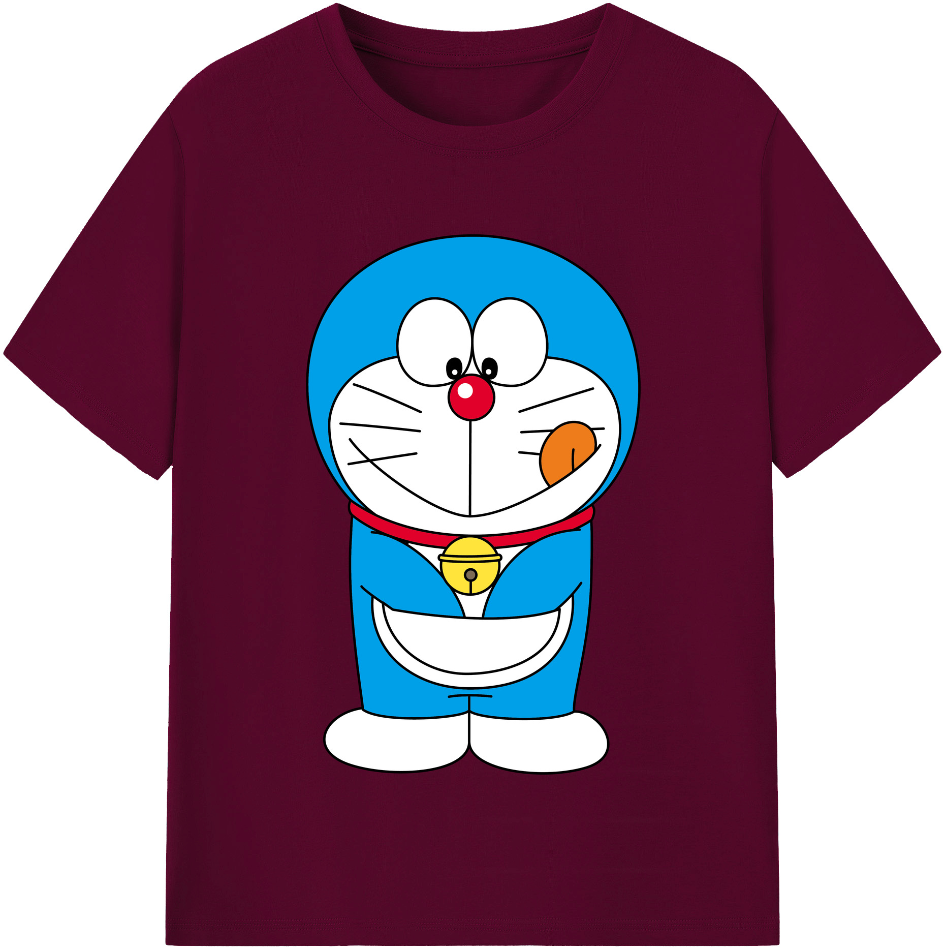 （画像用） ドラえもん Doraemon レディースカジュアルプリントTシャツ（綿100％）